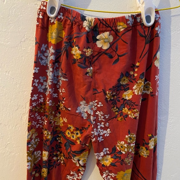 Super Soft Leggings Small Japanese Garden Floral Full Length - Picture 7 of 12